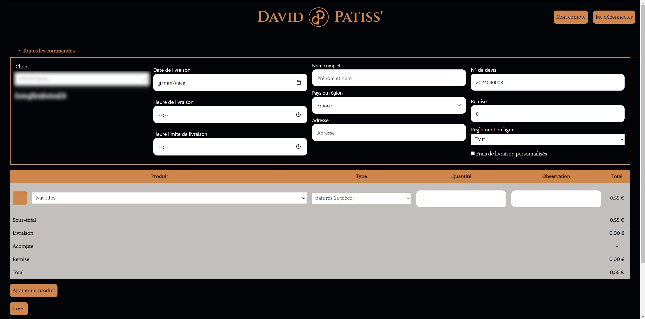 David Patiss' administrate