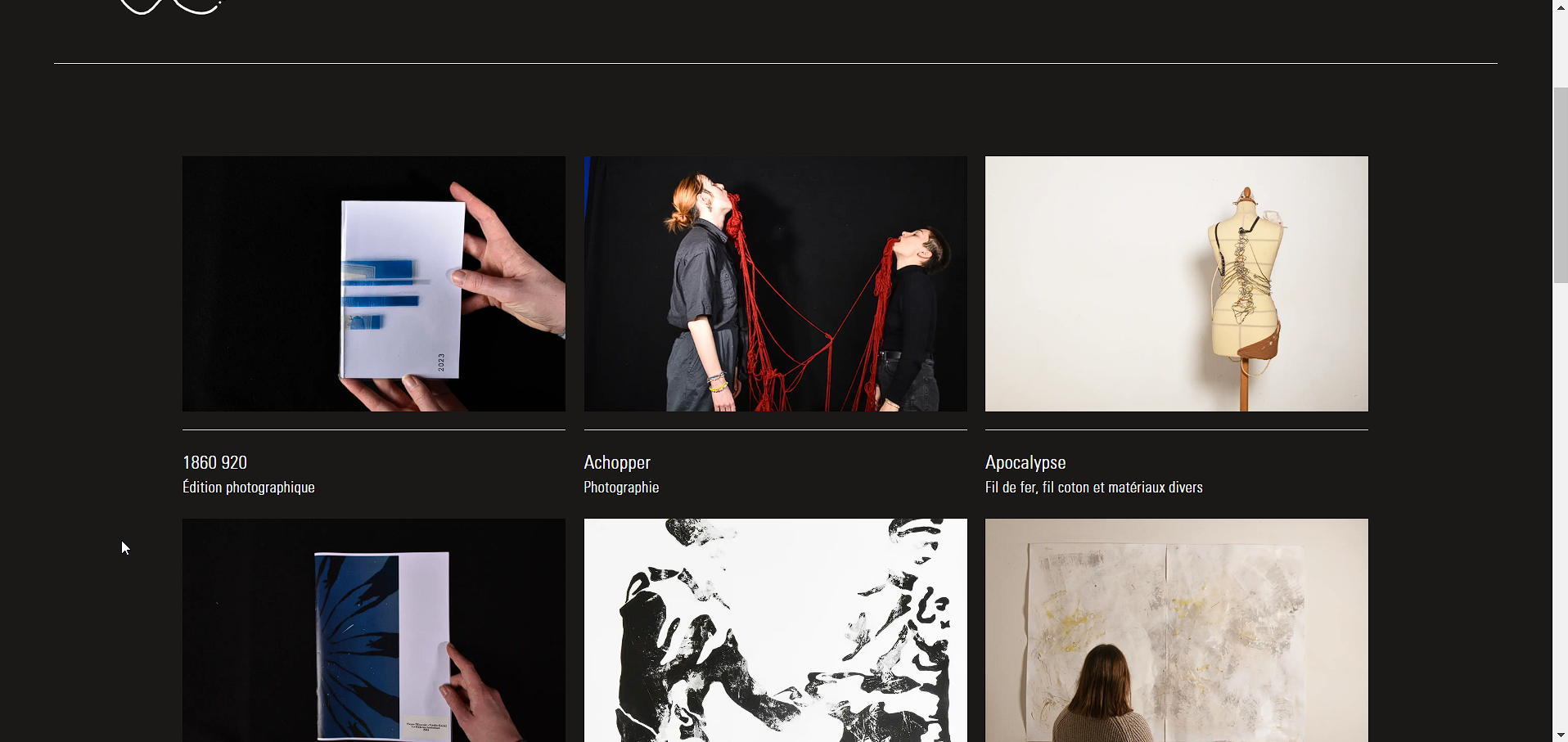 Visual Navigation through Pya Gilles' Portfolio